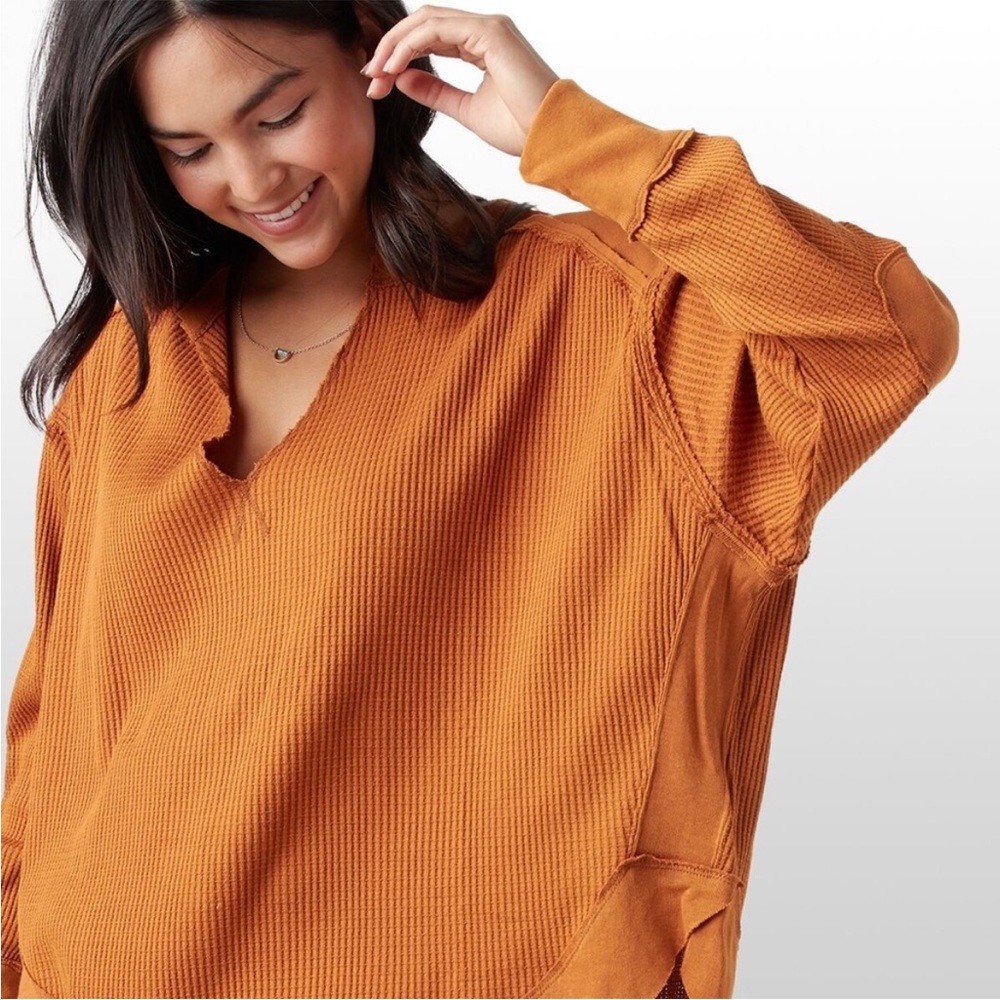 426. We the Free Owen Thermal Knit Top - Picture 2 of 2
